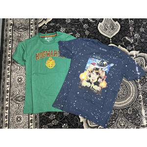 Harry Potter Lot Of 2 Kids Tees, Size Medium (8)